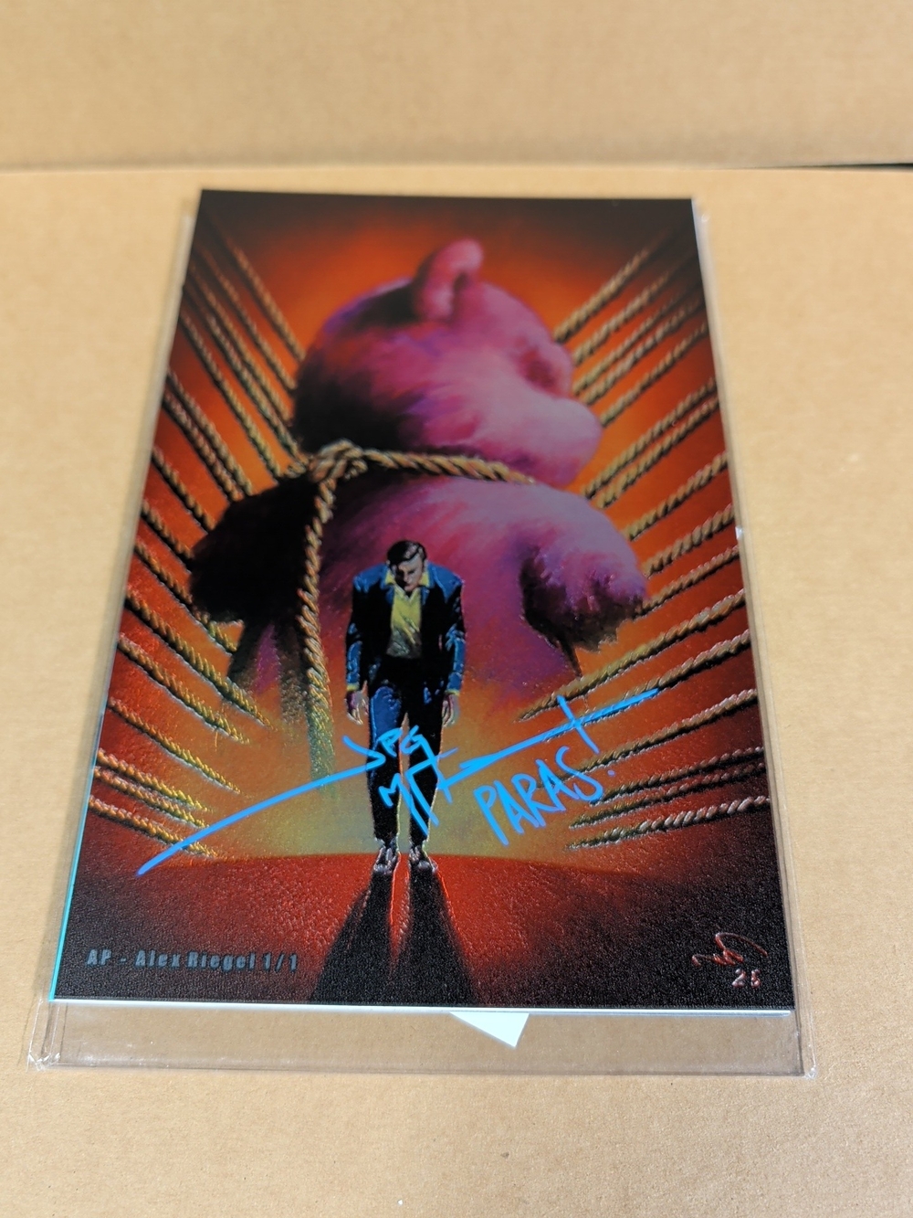 DREAM KILLAHS AP METAL 1/1. SIGNED JPG EMBOSSED METAL COMIC NM